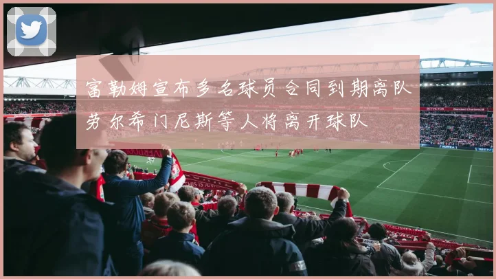 富勒姆宣布多名球员合同到期离队劳尔希门尼斯等人将离开球队